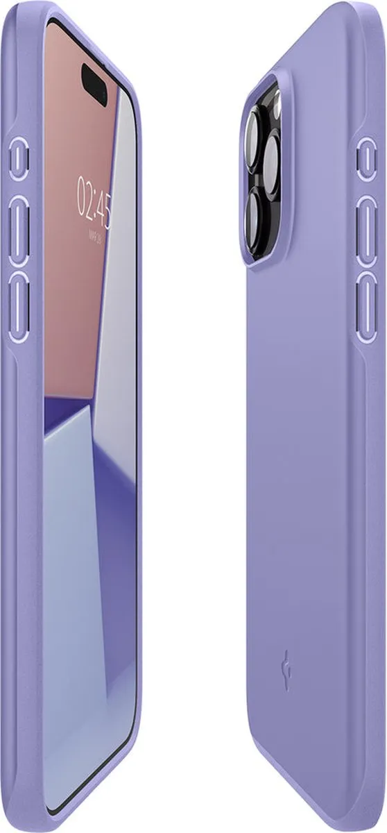 Spigen Thin Fit Iris Hoesje iPhone 15 Pro - Paars - afbeelding 5 van 6
