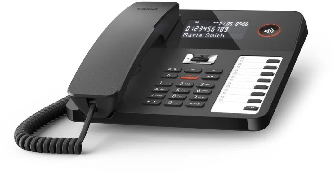Gigaset DESK 800A DECT Telefoon - Nummerweergave - Zwart