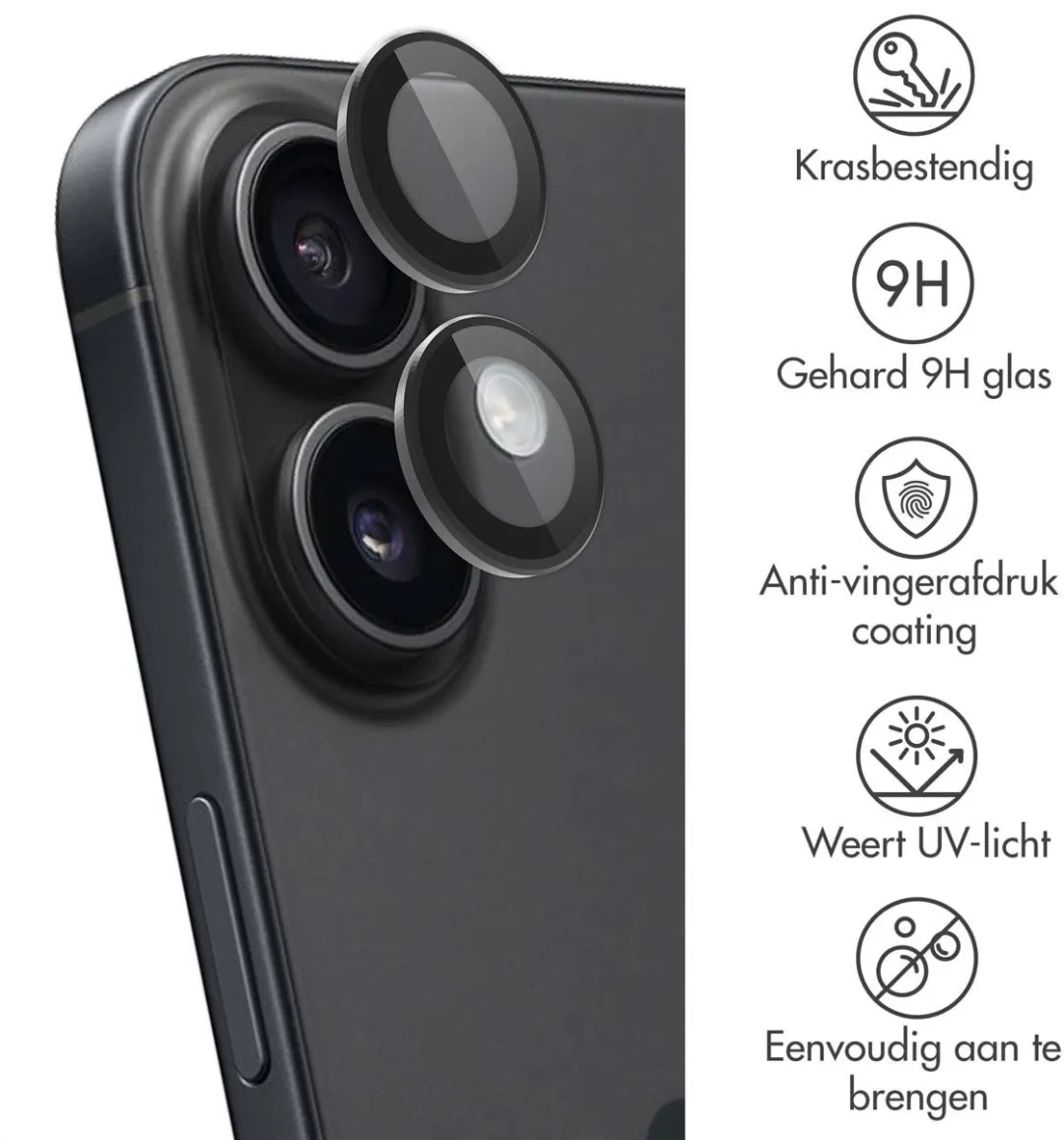 Imoshion Screenprotector iPhone 16 - Gehard Glas