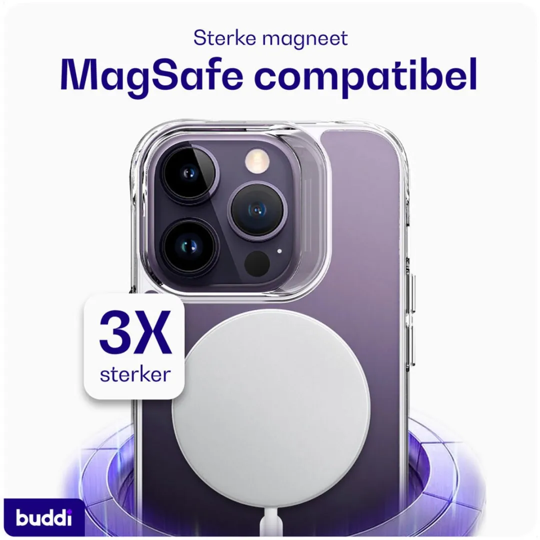 Buddi Core BCAPIP14PM Hoesje iPhone 14 Pro Max - Transparant