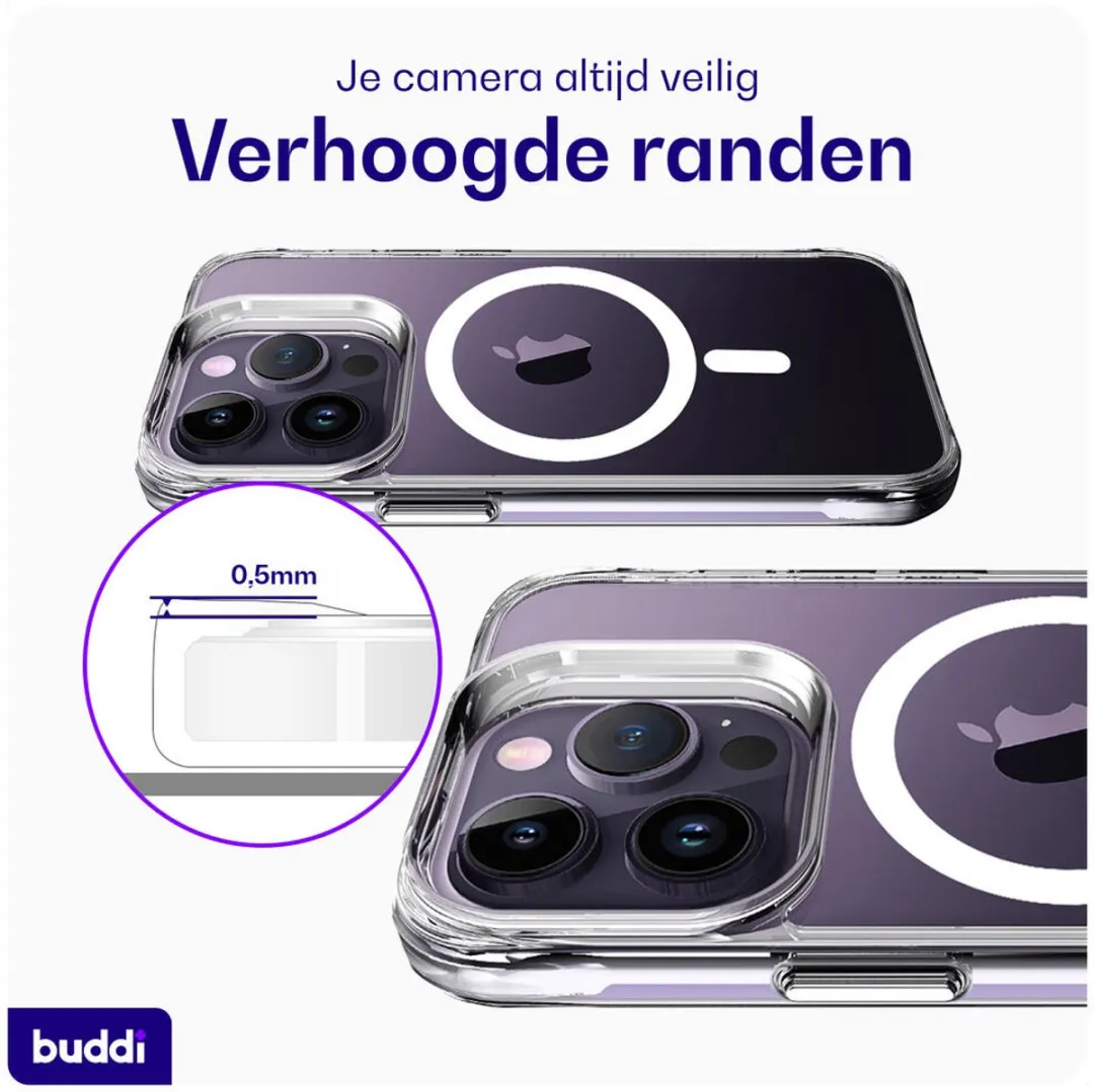 Buddi Core BCAPIP14PM Hoesje iPhone 14 Pro Max - Transparant