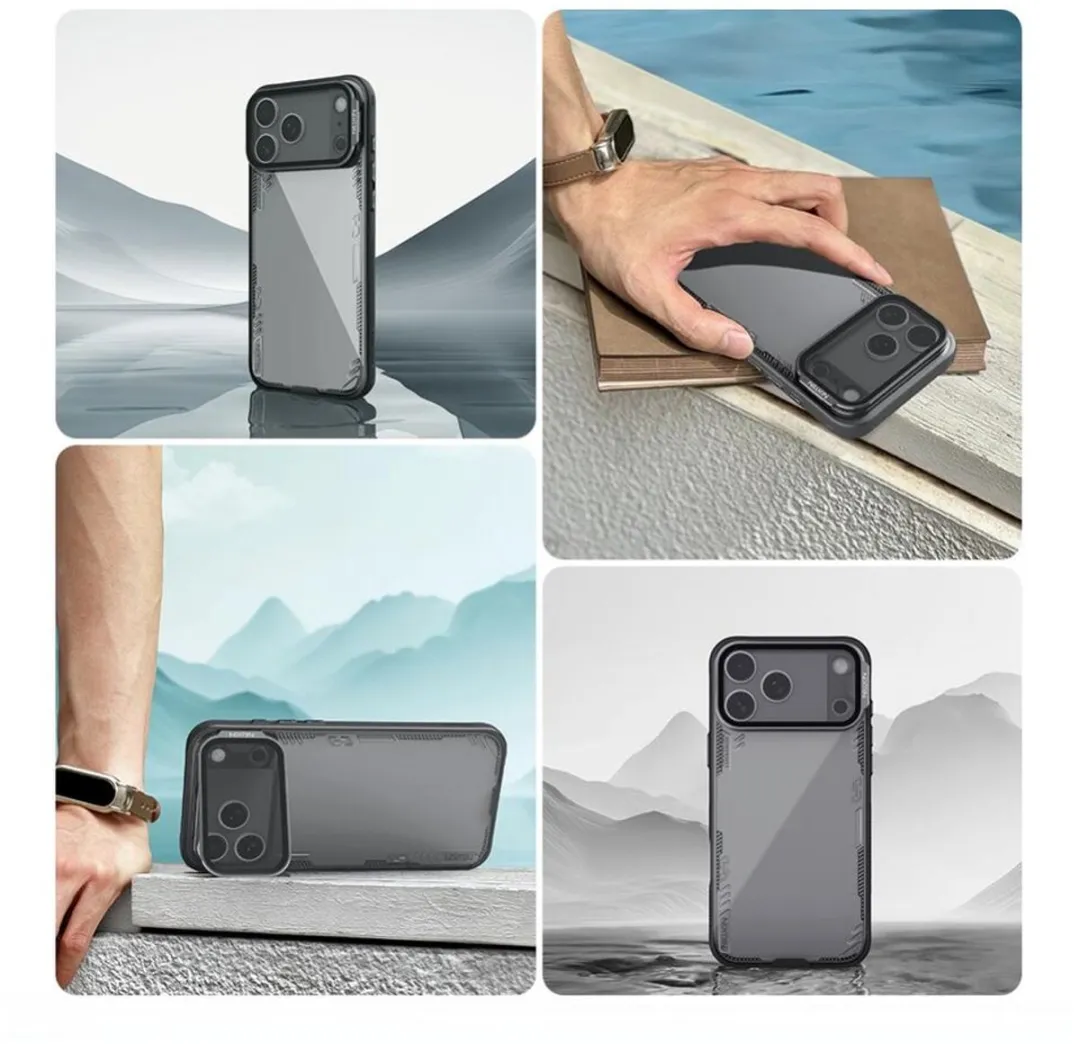 Nillkin iPhone 17 Pro Max Hoesje IceBlade Prop Magnetic - MagSafe - Zwart