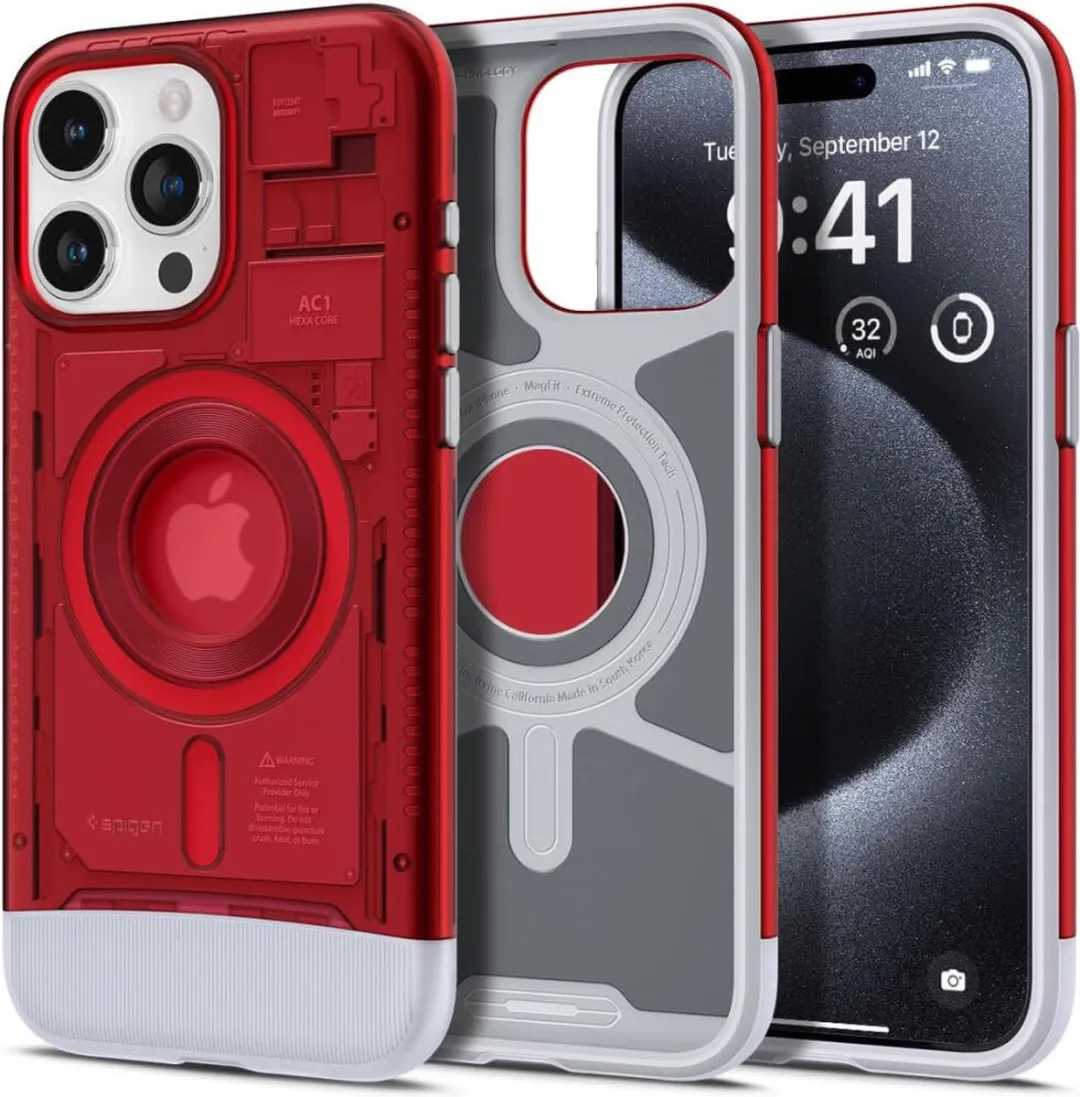 Spigen Classic C1 MagFit Hoesje iPhone 15 Pro