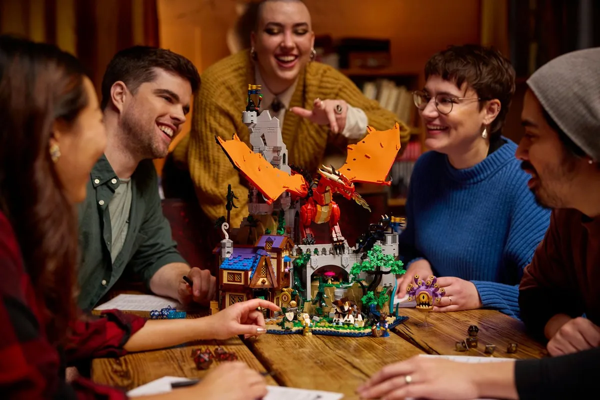 LEGO Ideas Dungeons & Dragons Rode Draak 21348 - 3745 Stukken