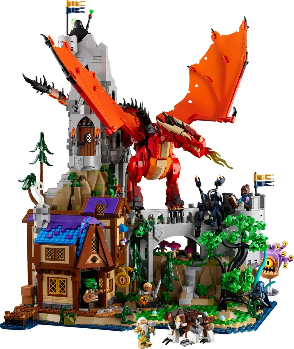 LEGO Ideas Dungeons & Dragons Rode Draak 21348 - 3745 Stukken - afbeelding 6 van 6
