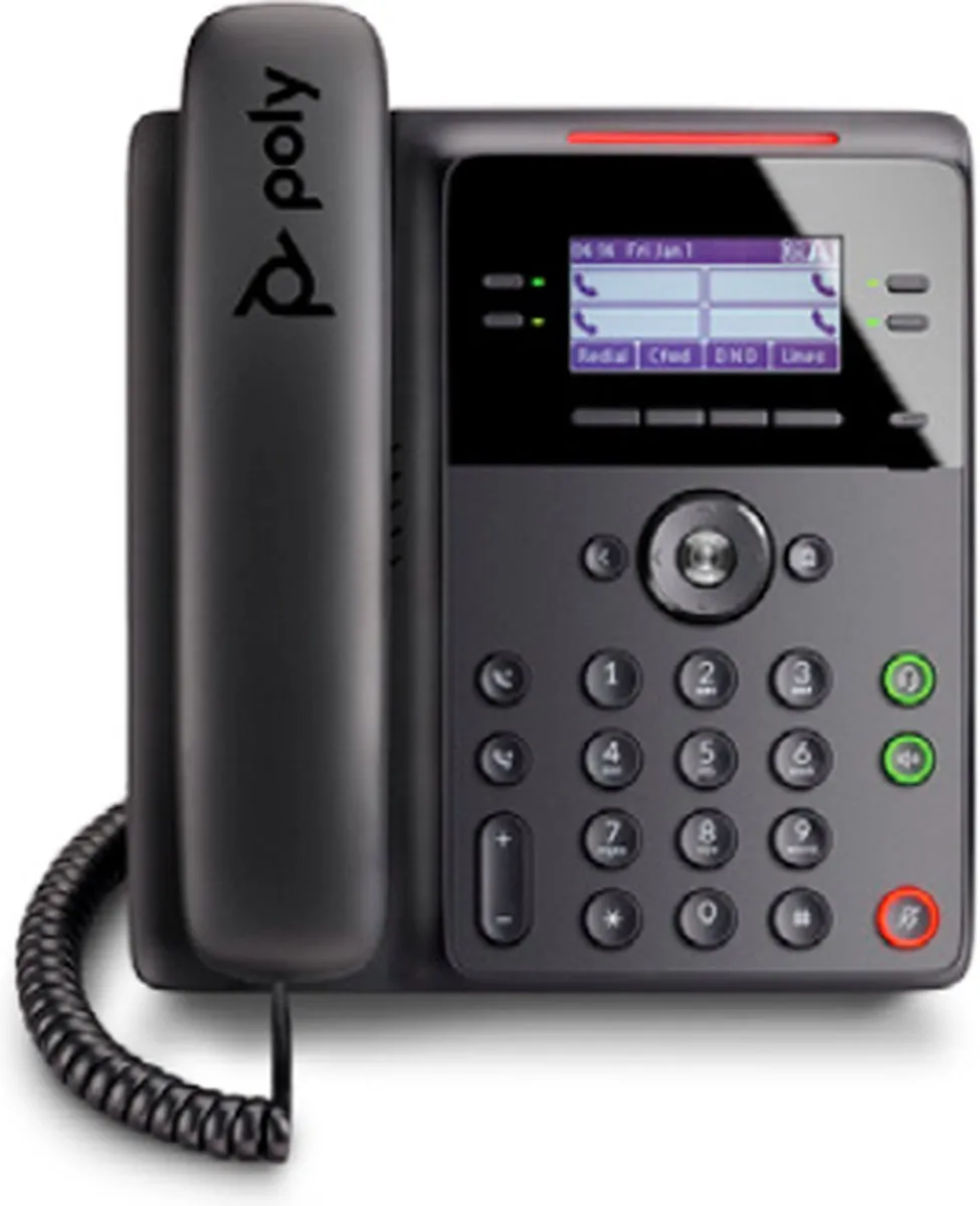 Poly Edge B30 IP-telefoon 16 Regels - Zwart - afbeelding 6 van 6