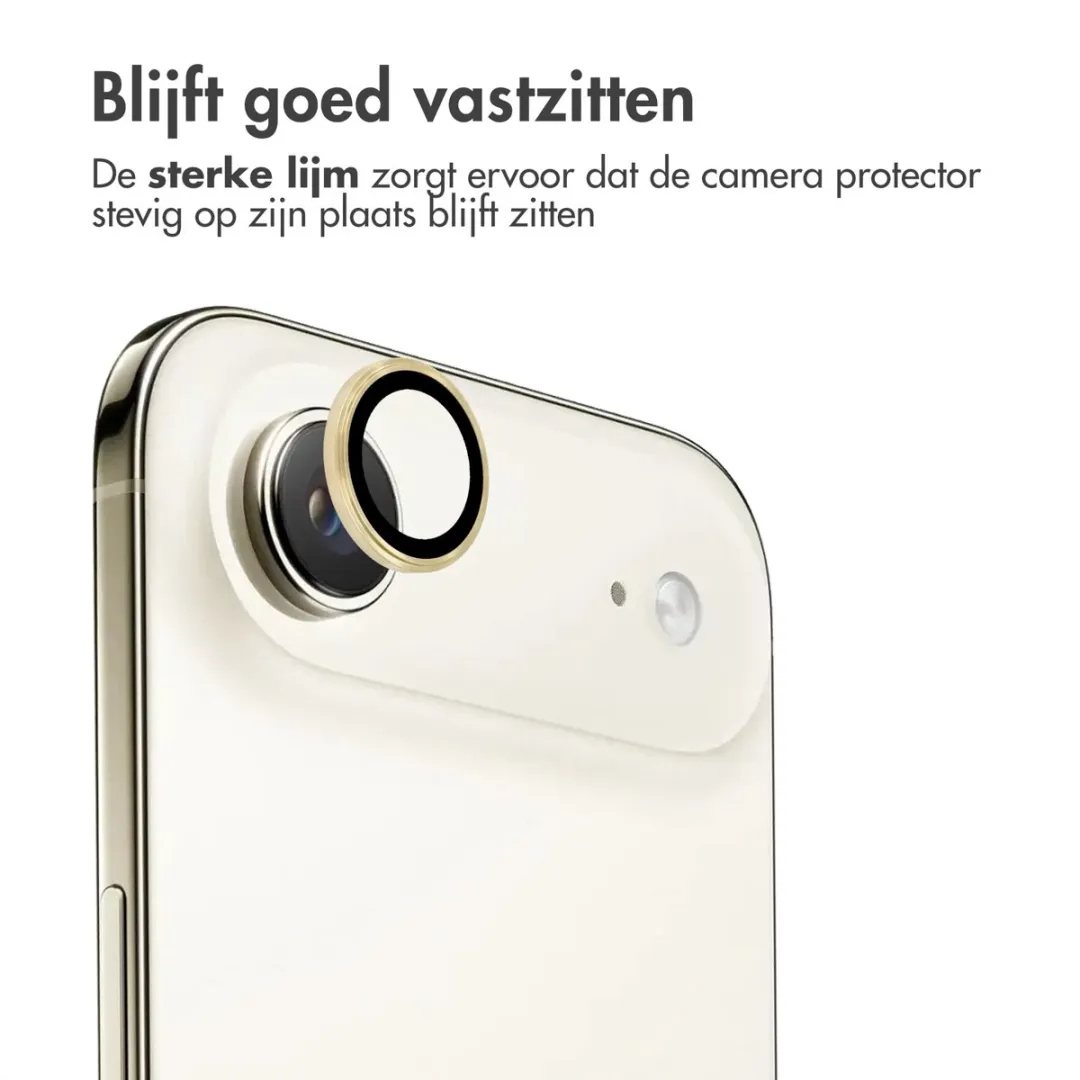 Imoshion Camera Lens Protector iPhone 17 Air - 2 Stuks - Light Gold