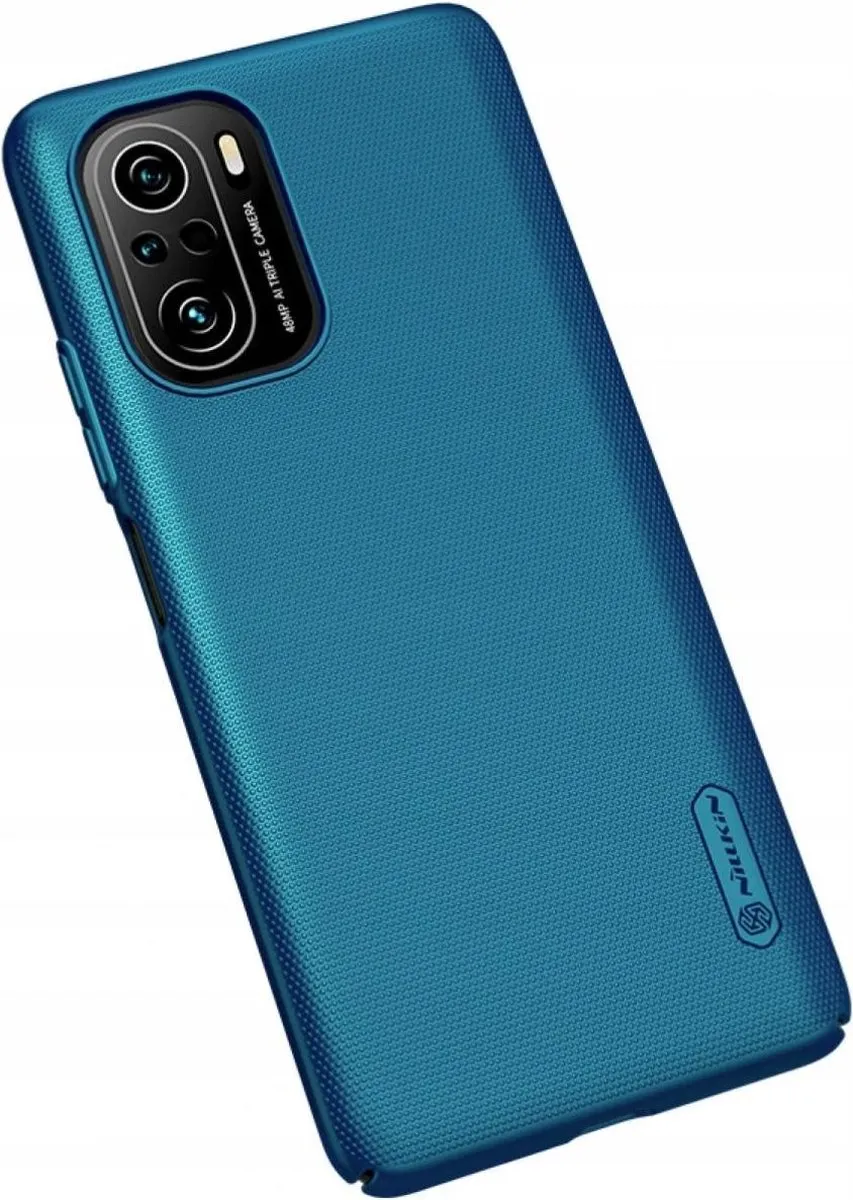 Nillkin Super Frosted Shield Hoesje Xiaomi Poco F3 - Blauw