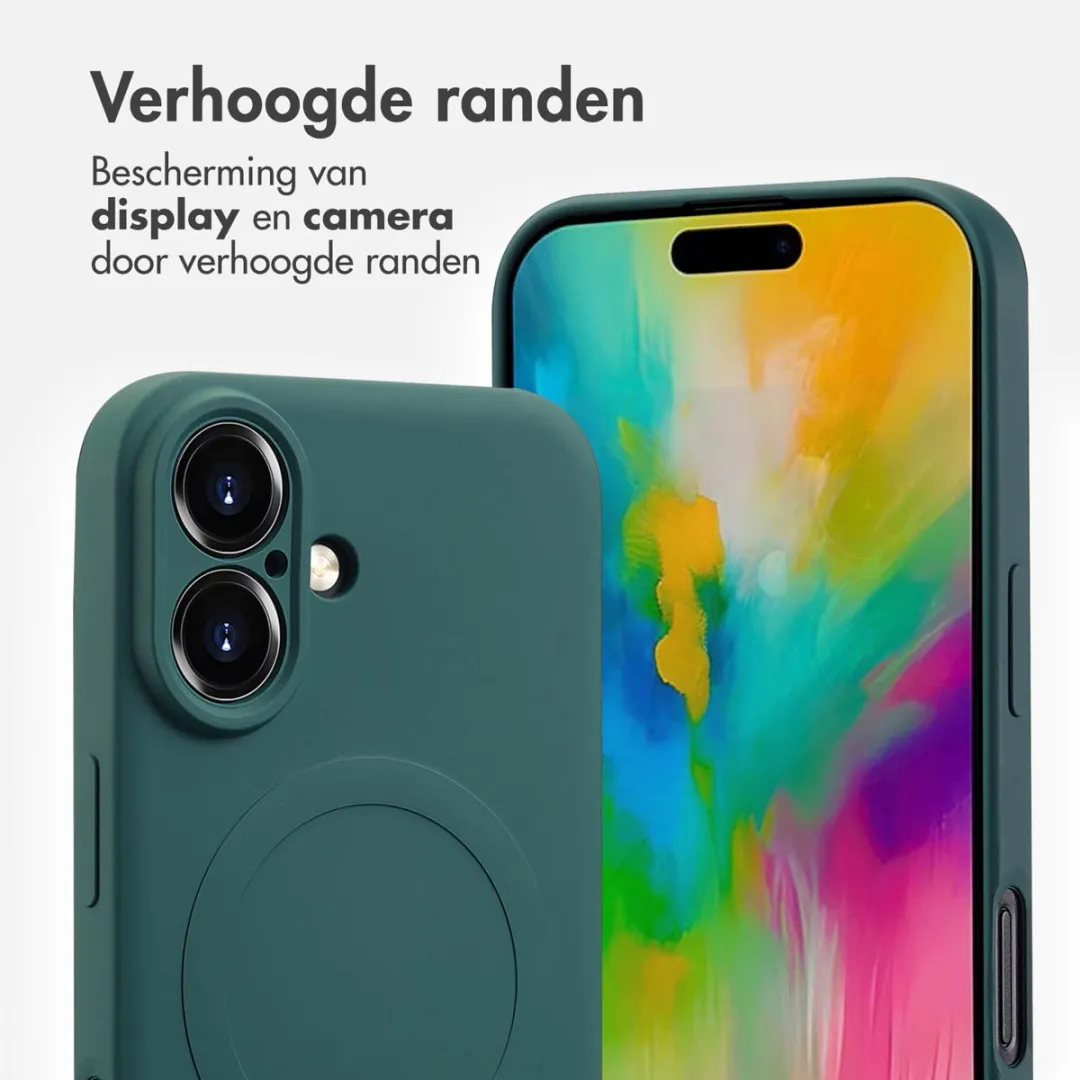 Imoshion Hoesje iPhone 16 - Donkergroen MagSafe