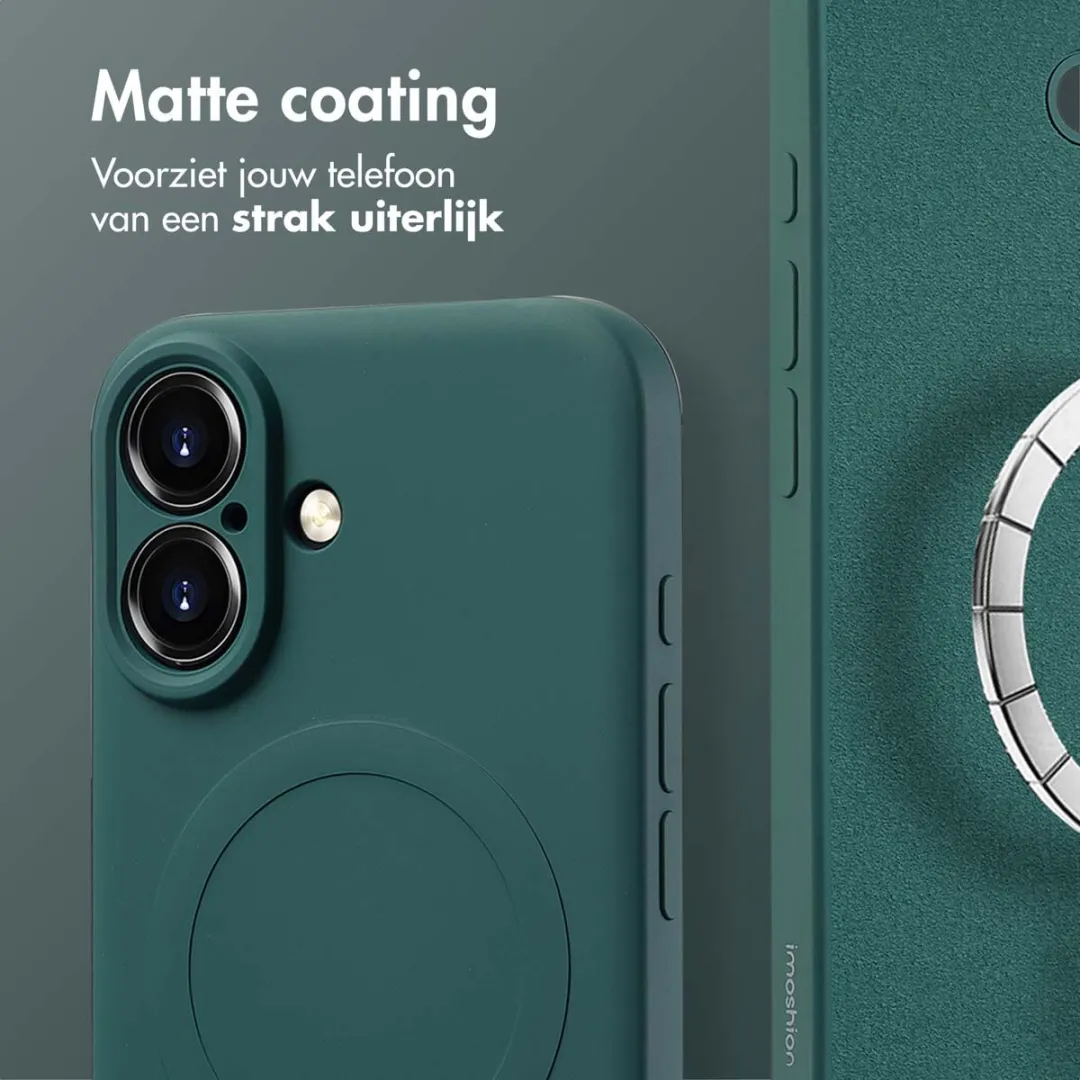 Imoshion Hoesje iPhone 16 - Donkergroen MagSafe