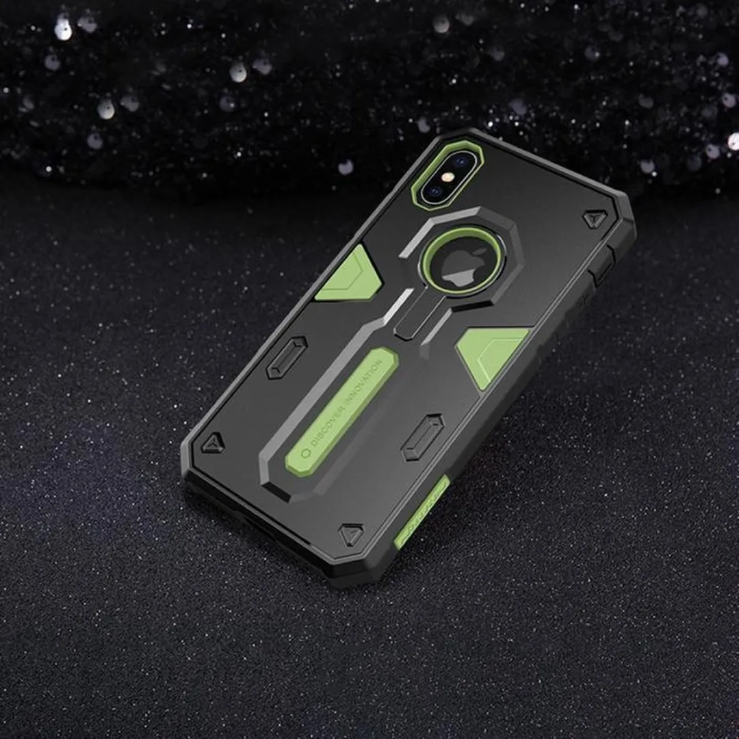 Nillkin Defender Back Case Groen - iPhone XS Max - afbeelding 6 van 6