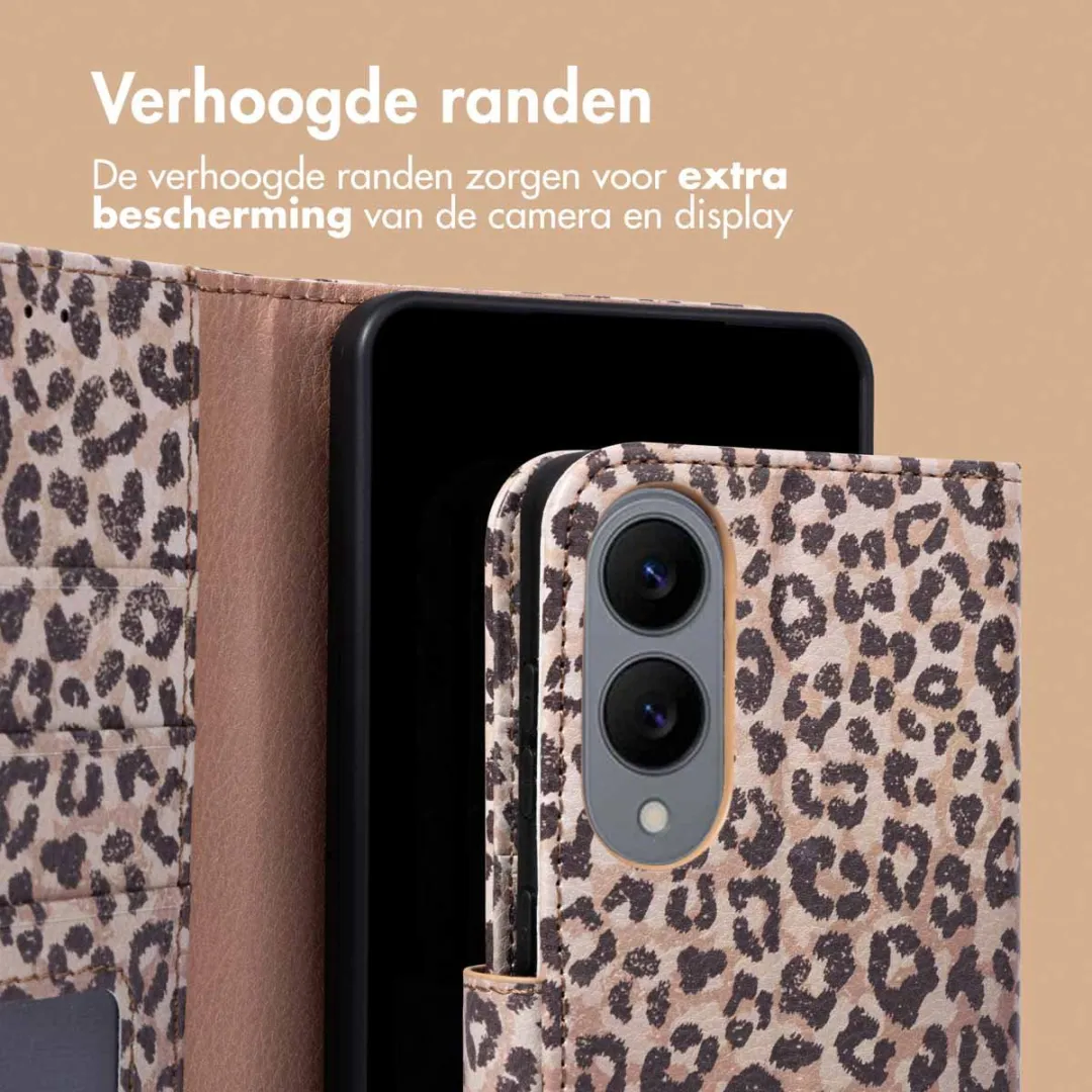 Imoshion Hoesje Samsung Galaxy S25 Edge - Leopard Mood - 3 Pasjes