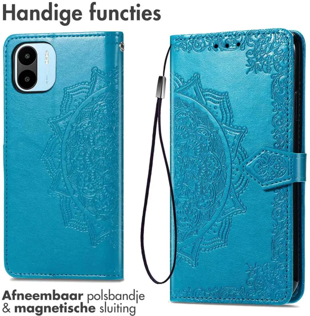 Imoshion Hoesje Xiaomi Redmi A1/A2 Turquoise - 3 Pasjes