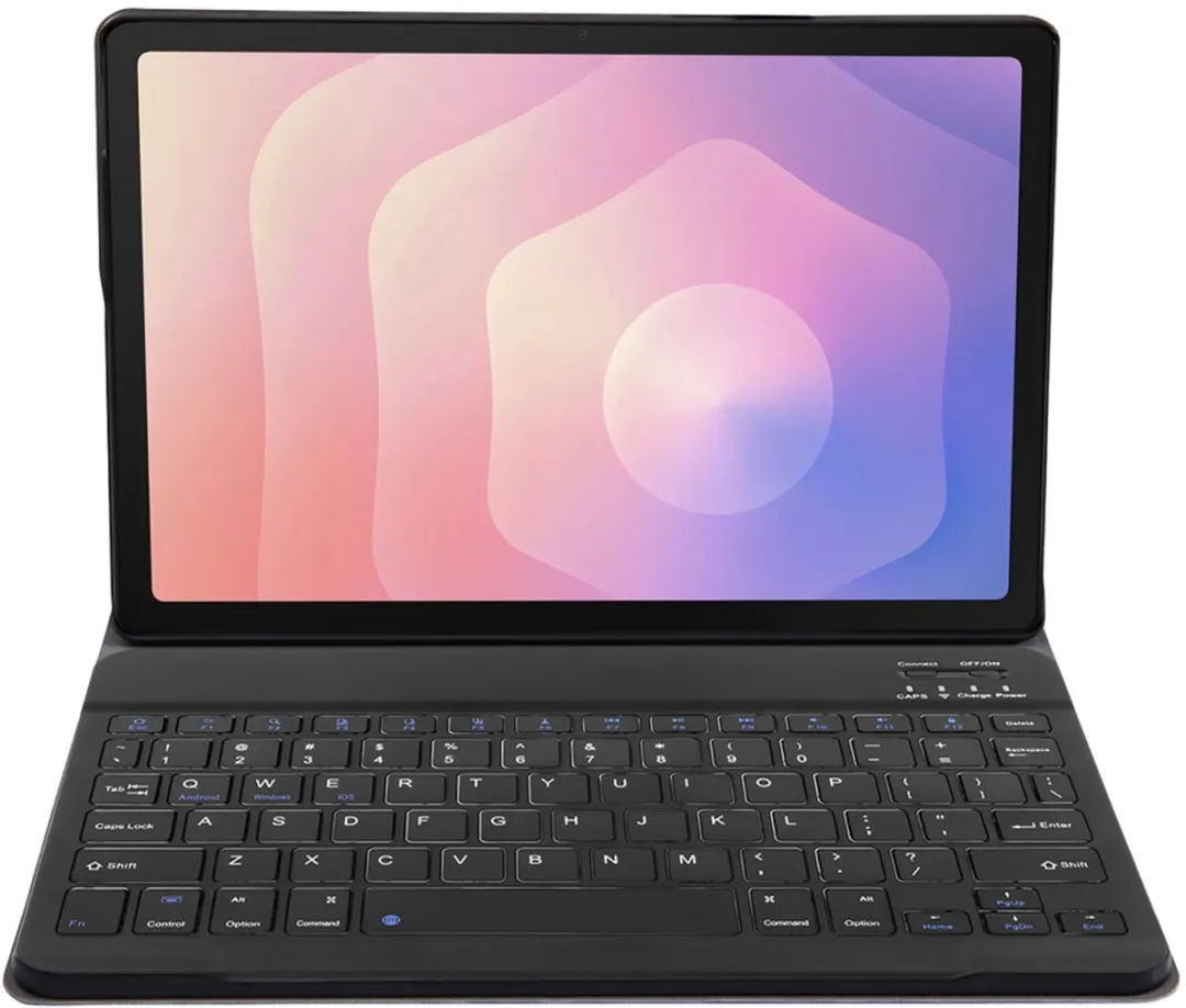 Just in Case Cazy Tablethoes met Bluetooth Toetsenbord - Samsung Galaxy Tab A9 - Zwart