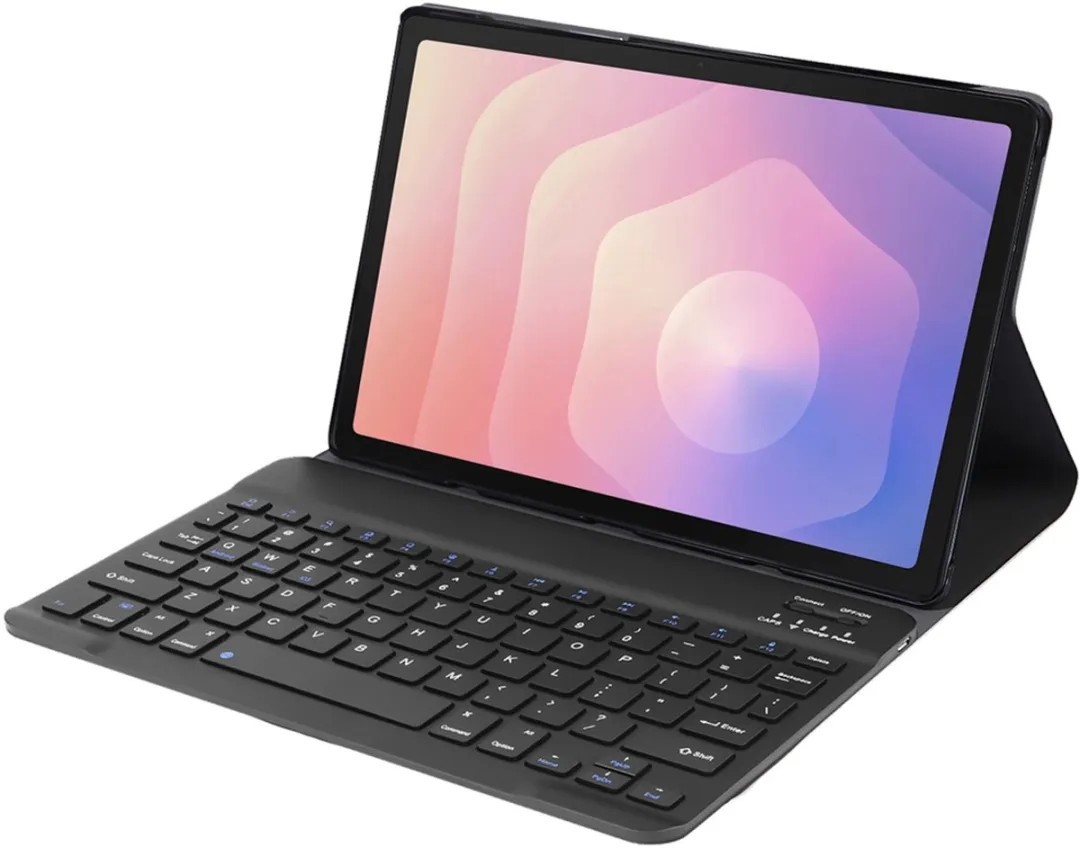 Just in Case Cazy Tablethoes met Bluetooth Toetsenbord - Samsung Galaxy Tab A9 - Zwart - afbeelding 6 van 6