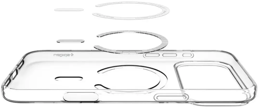 Spigen Liquid Crystal MagSafe Hoesje iPhone 17 Pro Max - Transparant