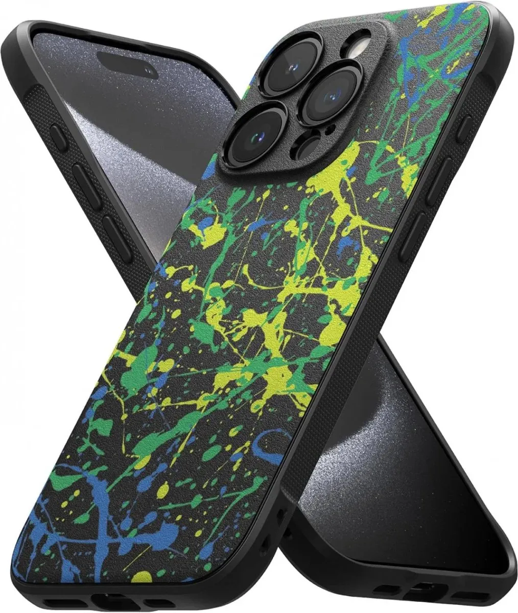 Ringke Onyx Design Hoesje iPhone 15 Pro Max - TPU Print