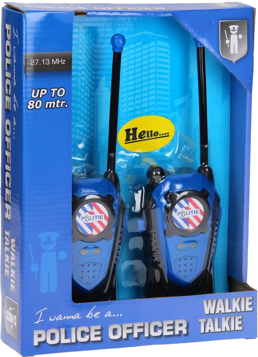 Johntoy Walkie Talkie 26954 - 2 Stuks Blauw