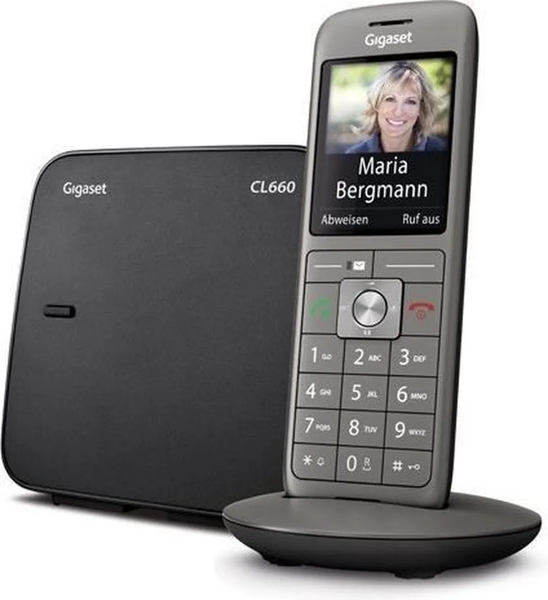 Gigaset CL660 Telefoon - Antraciet - Nummerherkenning