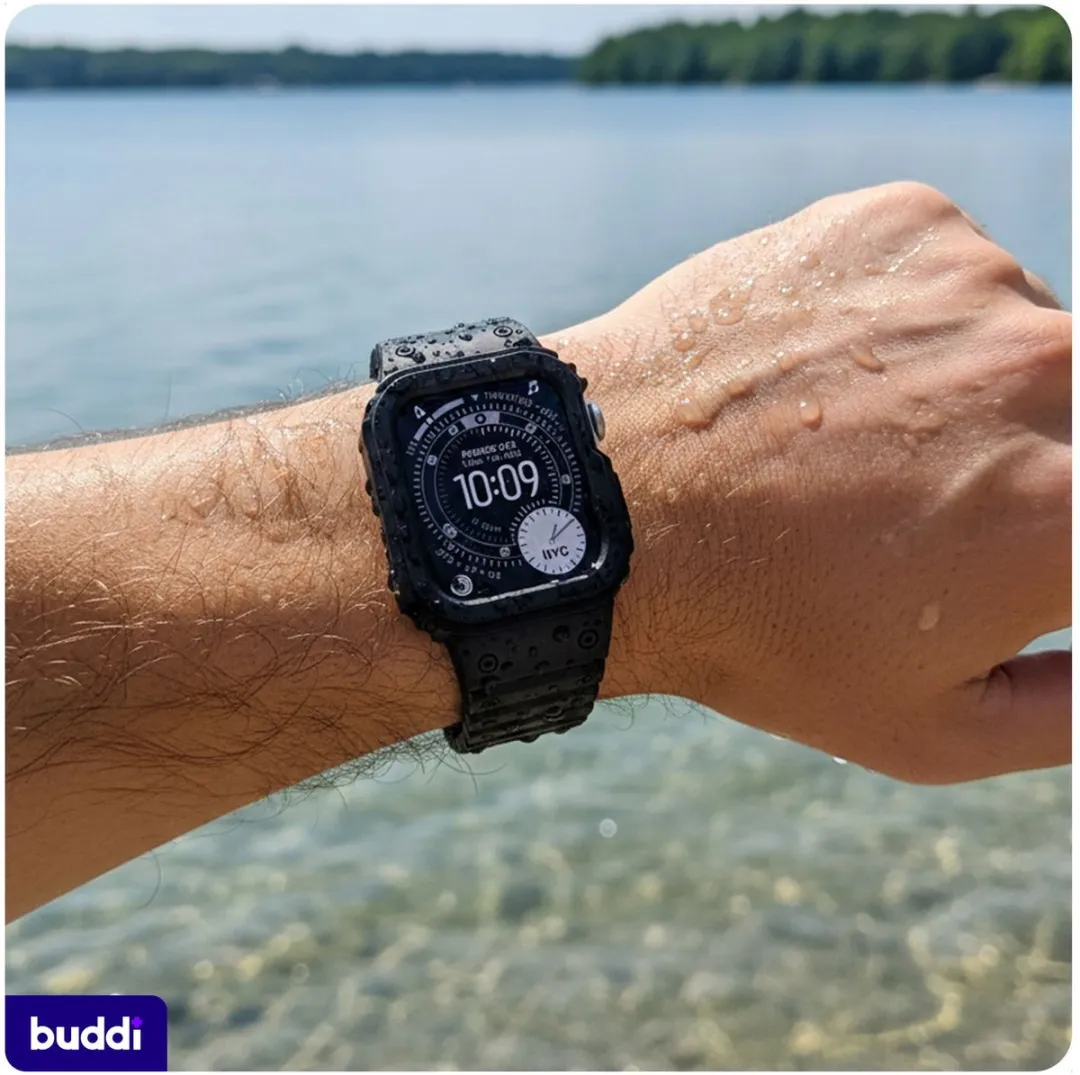 Buddi Forge Bandje en Hoesje Apple Watch Ultra 2 49mm - Groen