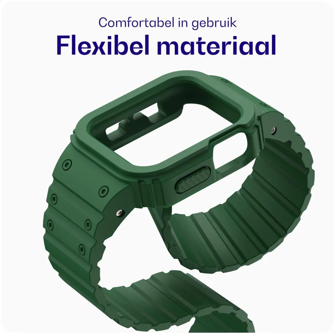 Buddi Forge Bandje en Hoesje Apple Watch Ultra 2 49mm - Groen