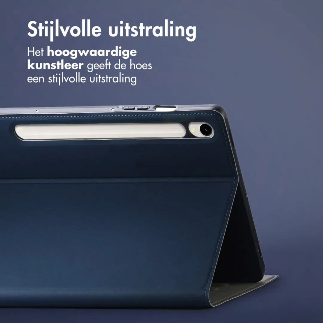 Accezz Tablethoes SH00068422 - Samsung Galaxy Tab S10/S9 Ultra 14.6" - Donkerblauw