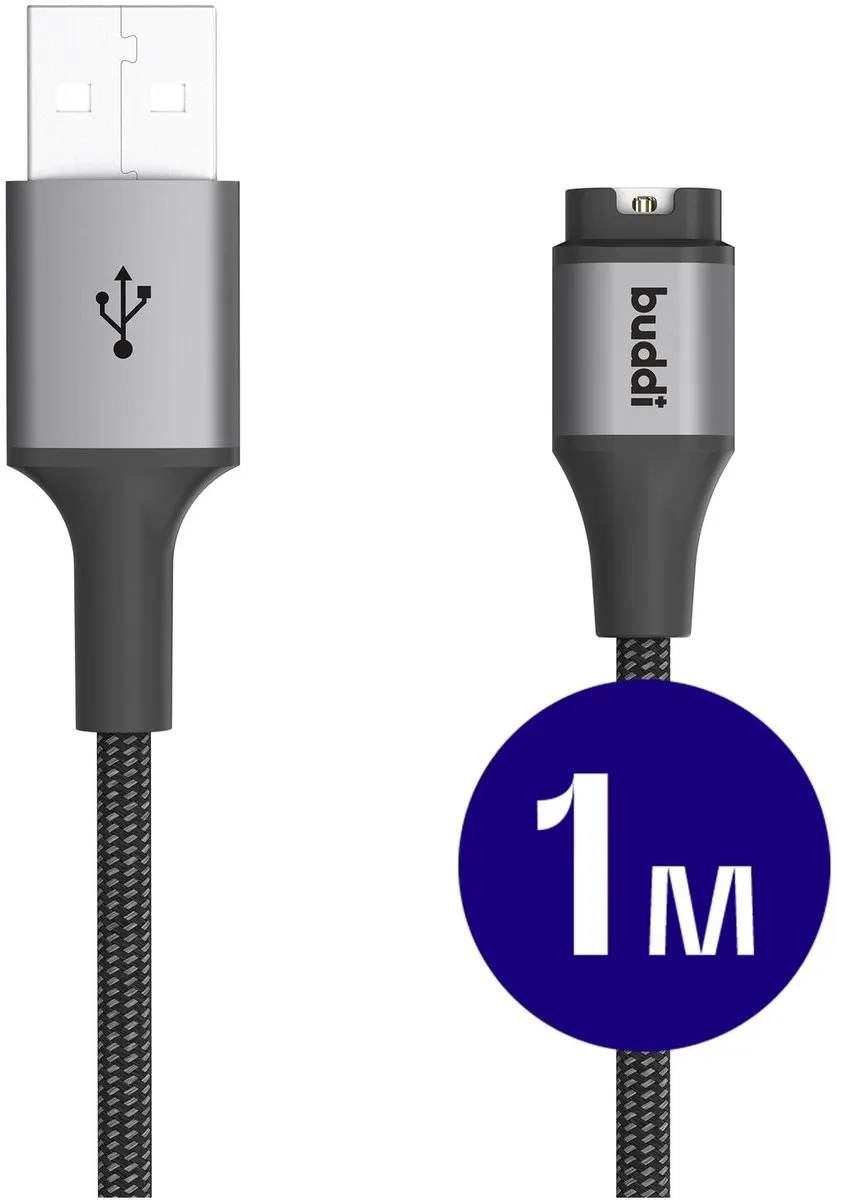 Buddi Flex Garmin Watch Kabel USB-A 1m 5W