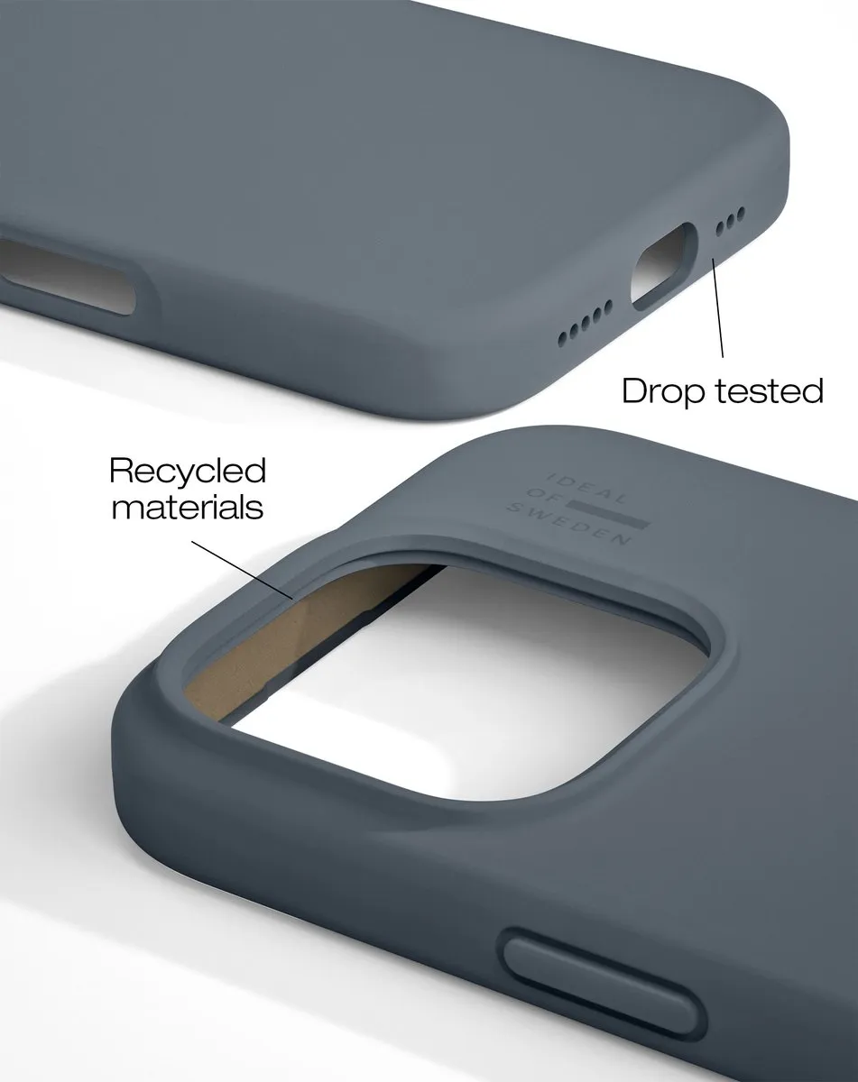 iDeal of Sweden iPhone 16 Pro Silicone Hoes - Midnight Blue IDSIC-I2461P-411