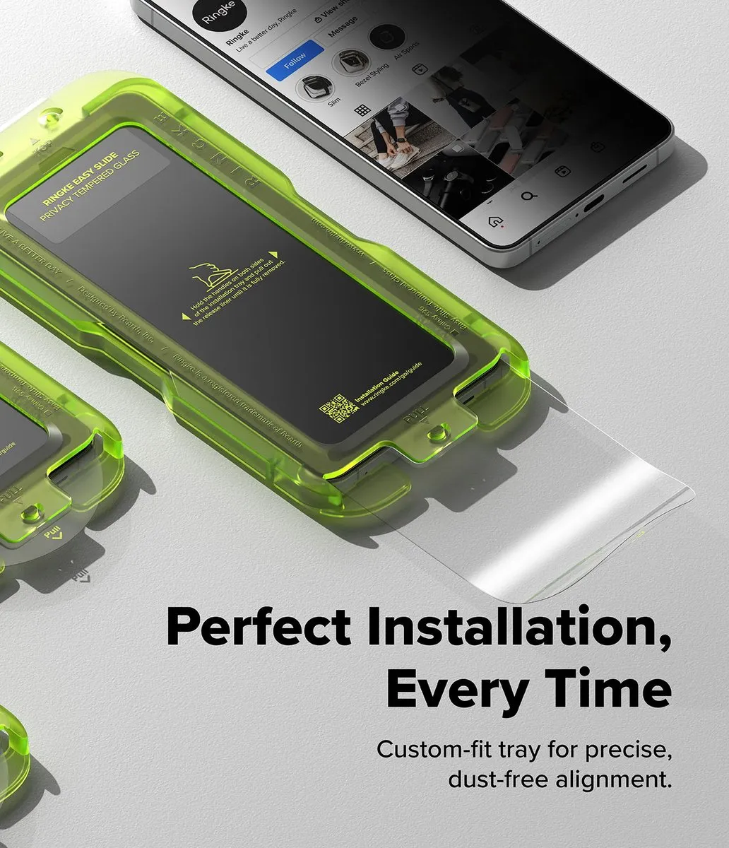 Ringke Easy Slide Privacy Galaxy S26 Screen Protector - 2 Stuks