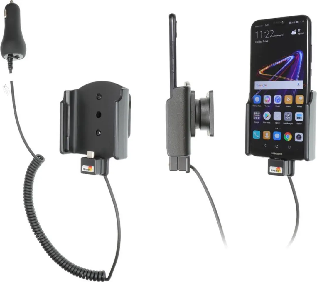 Brodit 712054 Actieve Houder Huawei P20 - Zwart