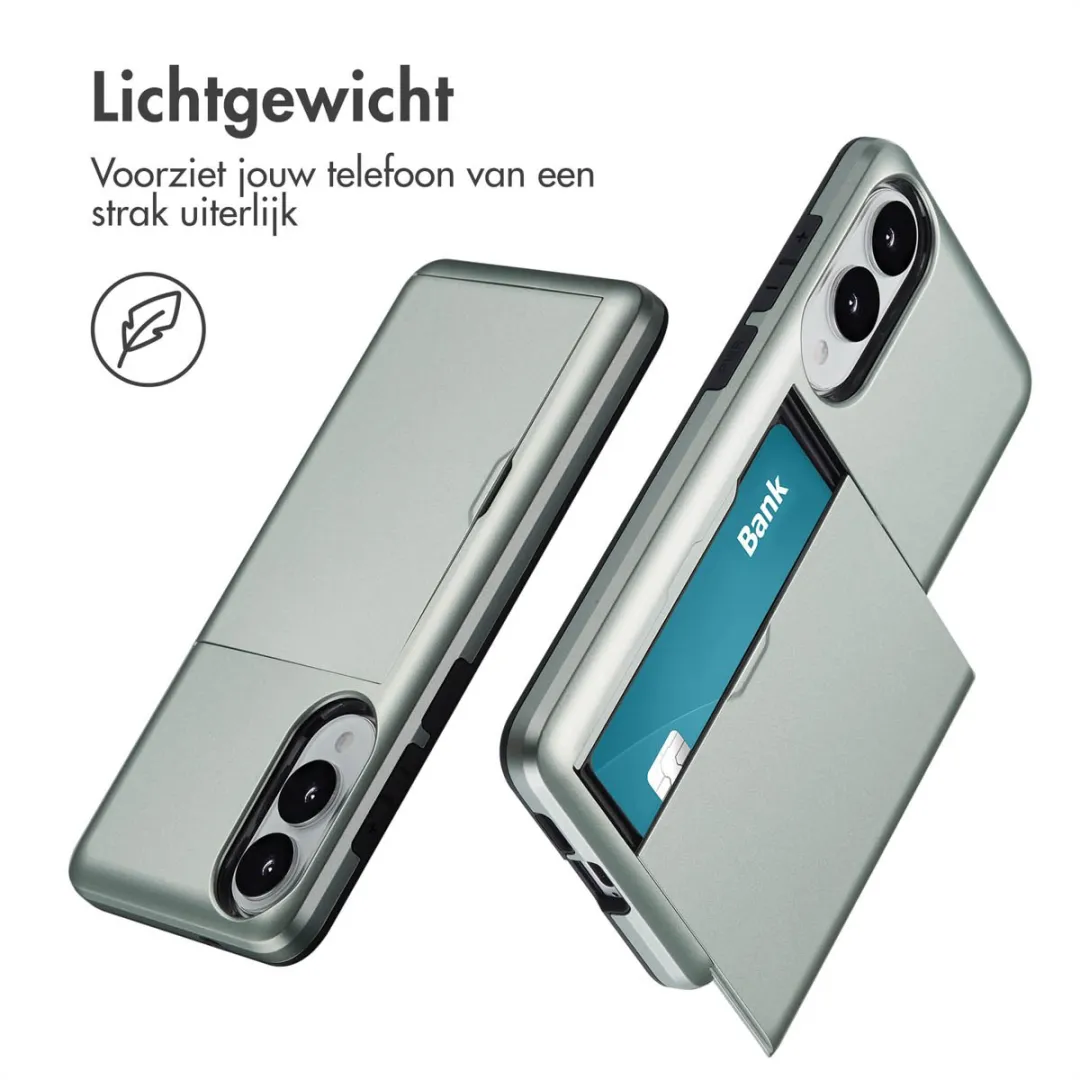 Imoshion Hoesje Samsung Galaxy S25 Edge - Groen - 2 Pasjes