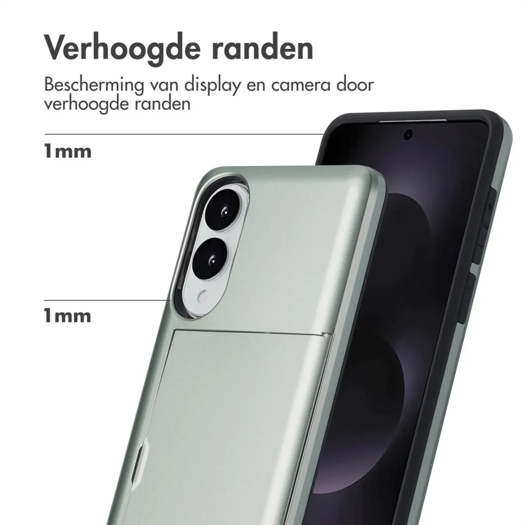 Imoshion Hoesje Samsung Galaxy S25 Edge - Groen - 2 Pasjes