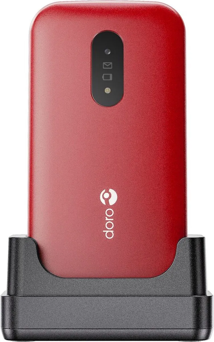 Doro 2820 Klaptelefoon - Rood - 1000mAh