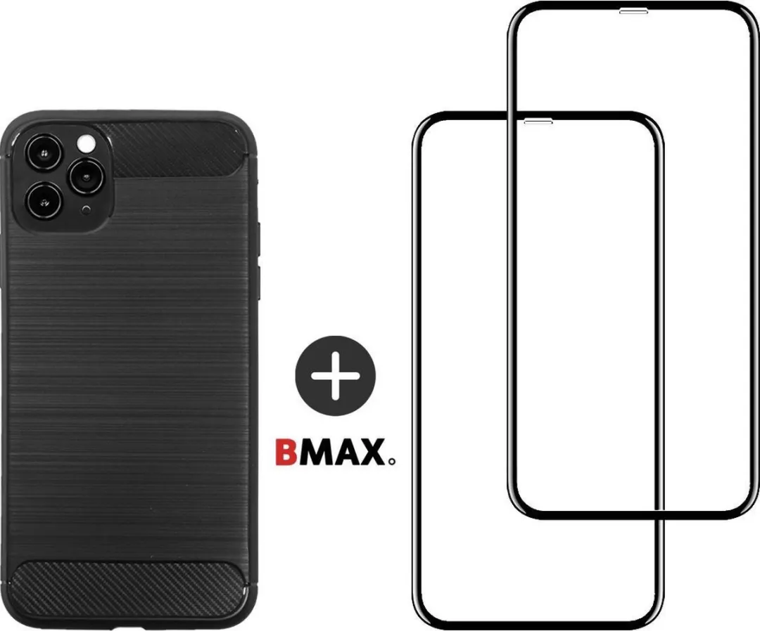 BMAX iPhone 11 Pro Max Carbon Hoesje