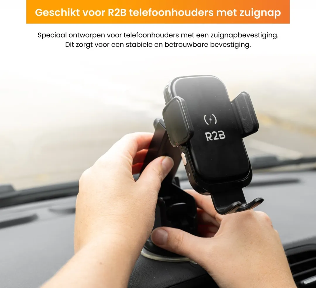 R2B Dashboardpad Telefoonhouder Auto - Stevige Gel - Zwart