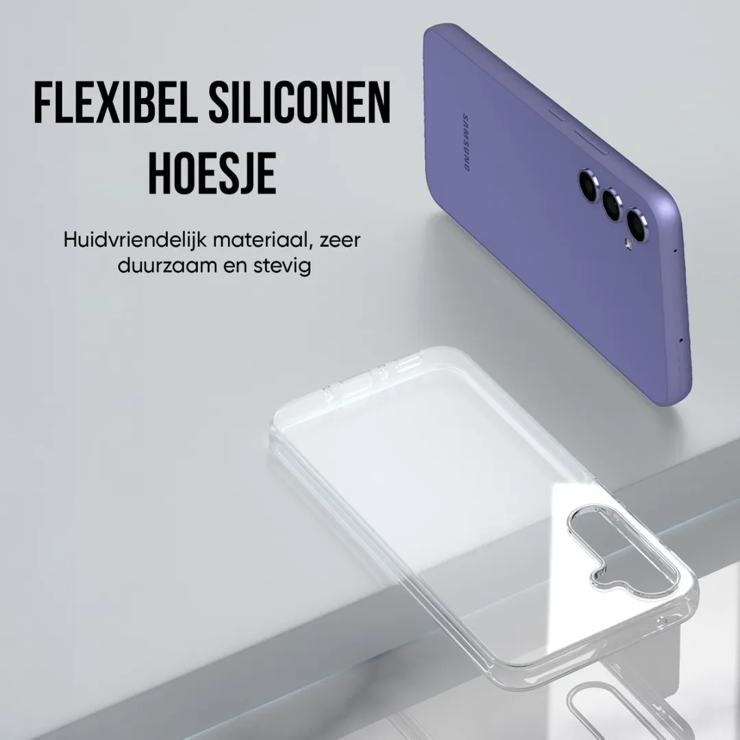 NUVEX Hoesje Galaxy A34 Transparant - Anti-Shock