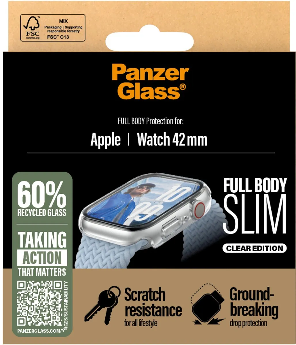 PanzerGlass Full Body Protector Apple Watch 42mm - Transparant