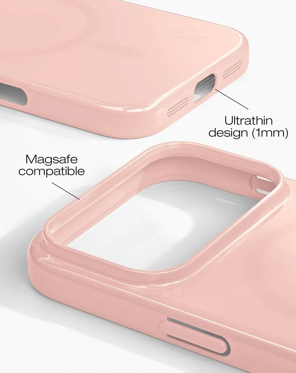 iDeal of Sweden Slim Case iPhone 17 Pro - MagSafe Glossy Blush Pink