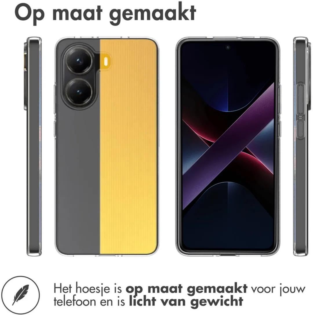 Accezz Hoesje Xiaomi Poco X7 Pro - Transparant