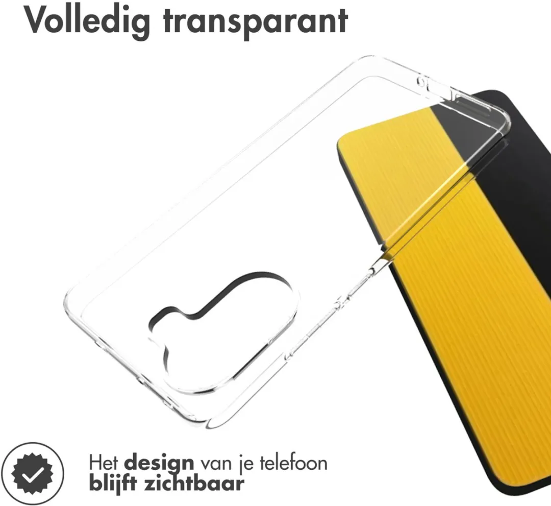 Accezz Hoesje Xiaomi Poco X7 Pro - Transparant