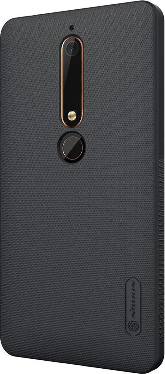 Nillkin Frosted Shield Hoesje Nokia 6.1 - Zwart - afbeelding 5 van 6