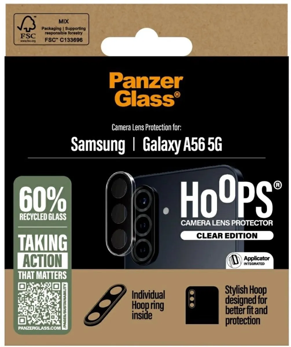 PanzerGlass Hoops Camera Lens Protector - Samsung Galaxy A56 - 1 Stuk