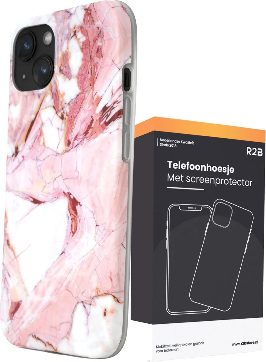 R2B iPhone 13 Hoesje Marmer