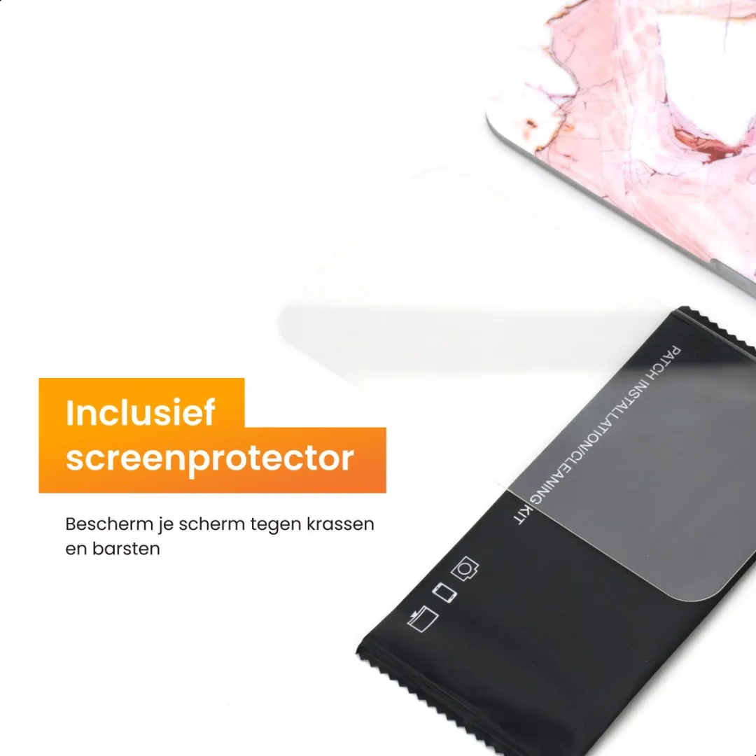 R2B iPhone 13 Hoesje Marmer - MagSafe