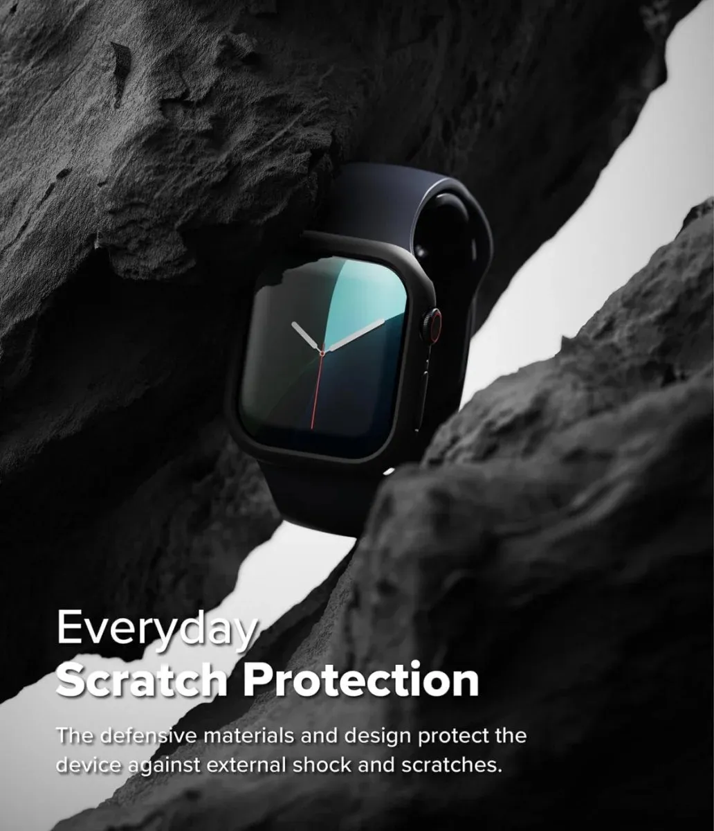 Ringke Slim Hoesje Apple Watch 10 46mm - 2 Stuks - Transparant & Mat Zwart