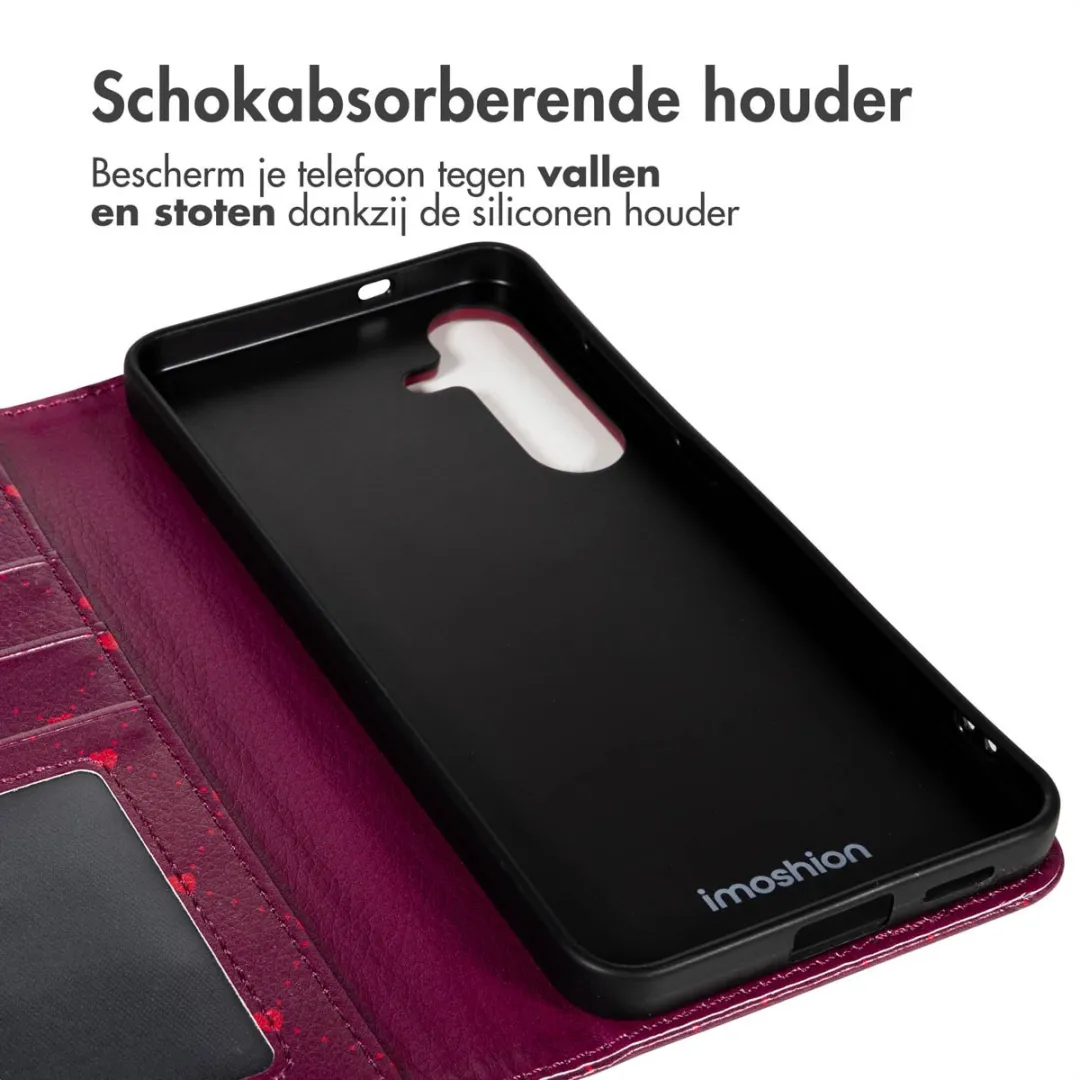 Imoshion Hoesje Samsung Galaxy S24 - Crush Check Coral Dust - 3 Pasjes