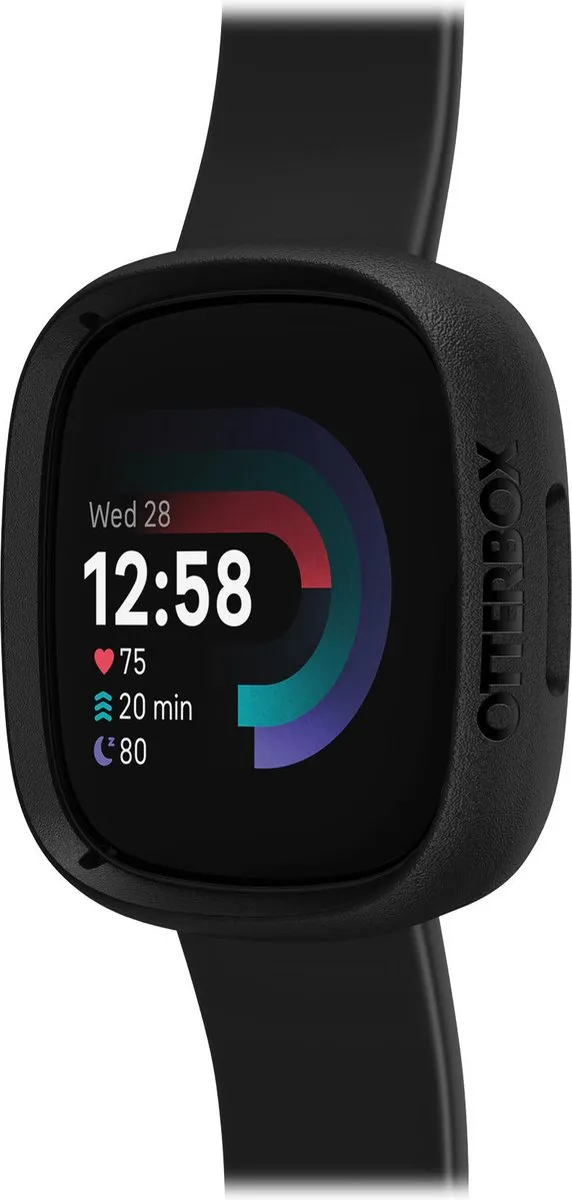 OtterBox Fitbit Versa 4 Siliconen Bumper Case - Zwart