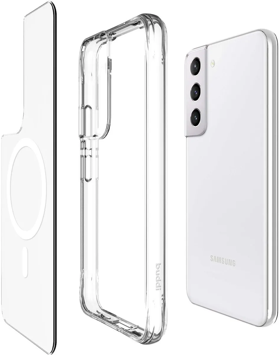 Buddi Core Hoesje Samsung Galaxy S22 - MagSafe - Transparant