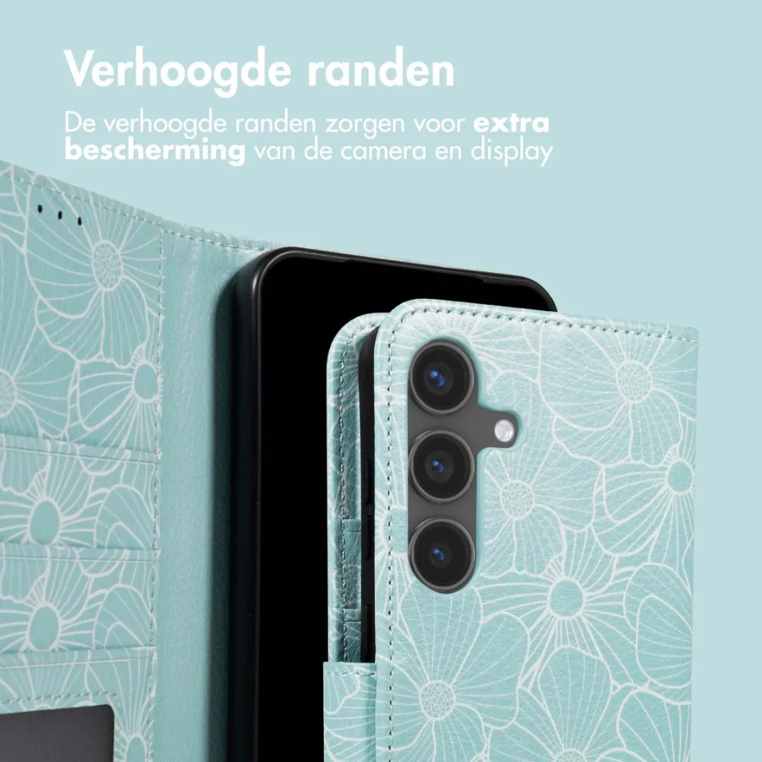 Imoshion Botanica Hoesje Samsung Galaxy S24 - 3 Pasjes - Groen