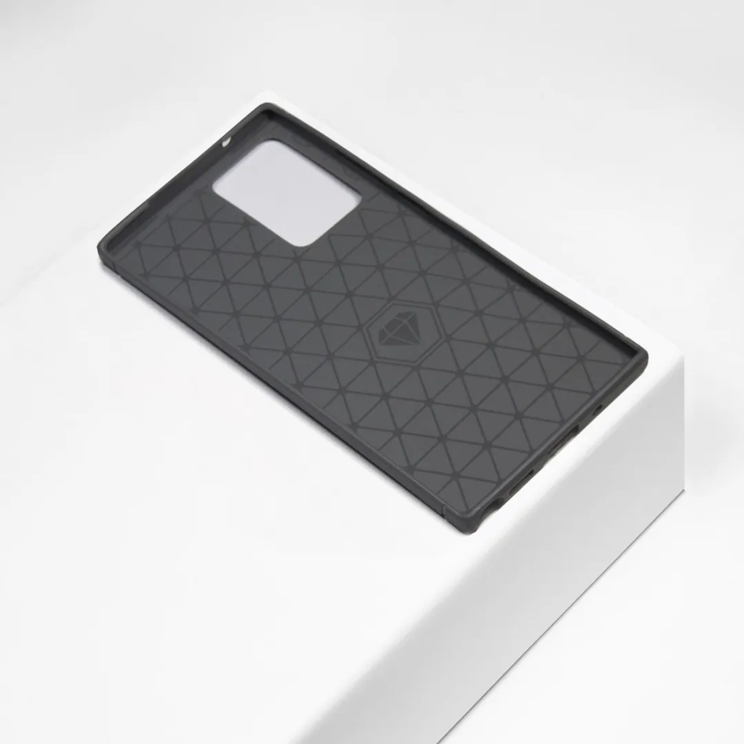 BMAX Carbon Soft Case Samsung Galaxy Note20 Ultra - Grijs